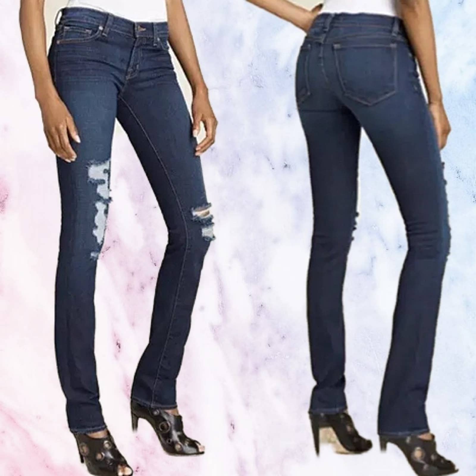 J Brand Low Rise Pencil Leg Style 912 Dark Jeans